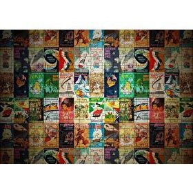 Cakapuzzle Film Afişlerinden Oluşan Kompozisyon 120 Parça Ahşap Puzzle