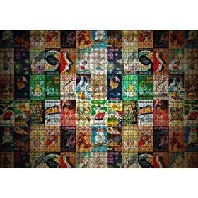 Cakapuzzle Film Afişlerinden Oluşan Kompozisyon 120 Parça Ahşap Puzzle