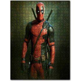 Cakapuzzle Film Karekteri Savaşçı Deadpool Ahşap 500 Parça Puzzle