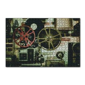 Cakapuzzle Film Makinesi 120 Parça Ahşap Puzzle