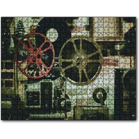 Cakapuzzle Film Makinesi 120 Parça Ahşap Puzzle