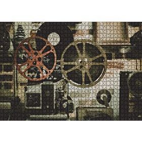 Cakapuzzle Film Makinesi 120 Parça Ahşap Puzzle