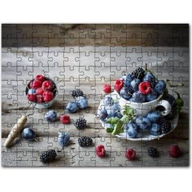 Cakapuzzle Fincanda Yabanmersini Ahududu ve Böğürtlenler Mdf 500 Parça Puzzle