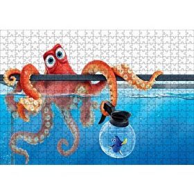 Cakapuzzle Finding Dory Ahtapot Mdf 500 Parça Puzzle