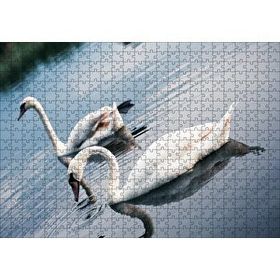 Cakapuzzle Fırtına Çocuk ve Pelikan 120 Parça Ahşap Puzzle