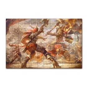 Cakapuzzle Fırtına Sanatının Kahramanları 120 Parça Ahşap Puzzle