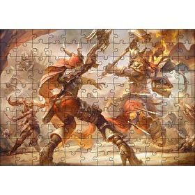 Cakapuzzle Fırtına Sanatının Kahramanları 120 Parça Ahşap Puzzle