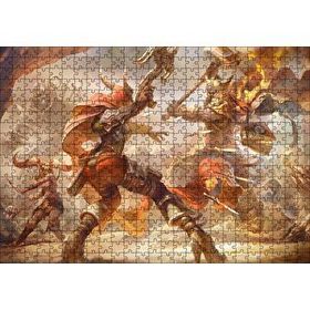 Cakapuzzle Fırtına Sanatının Kahramanları 120 Parça Ahşap Puzzle