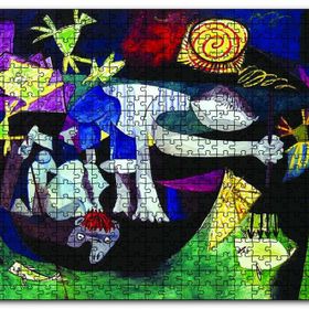 Cakapuzzle Fishing At Antibes1939 By Pablo Picasso Mdf 120 Parça Puzzle