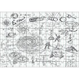 Cakapuzzle Fizik Formülleri Ve Fizik Kuralları Eskiz Çizimleri 120 Parça Ahşap Puzzle