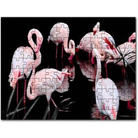 Cakapuzzle Flamigolar Karanlık Göl Arkaplan Mdf 255 Parça Puzzle