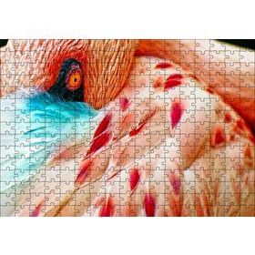 Cakapuzzle Flamingo Yakın Çekim 120 Parça Ahşap Puzzle