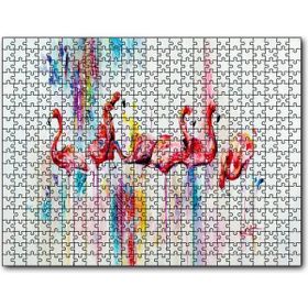 Cakapuzzle Flamingolar Suluboya Çizim 120 Parça Puzzle