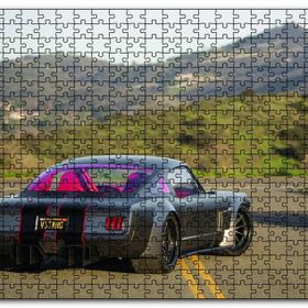 Cakapuzzle Ford Mustang Fastback Arka Görünüş Mdf 500 Parça Puzzle