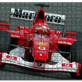Cakapuzzle Formula 1 Kırmızı Marlboro Mdf 120 Parça Puzzle