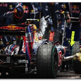 Cakapuzzle Formula 1 Pit Stop Görseli Mdf 1000 Parça Puzzle
