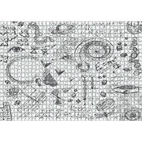Cakapuzzle Formüller Bilimsel Çizim Eskizleri 120 Parça Ahşap Puzzle