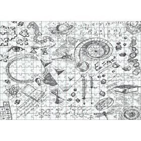 Cakapuzzle Formüller Bilimsel Çizim Eskizleri 120 Parça Ahşap Puzzle