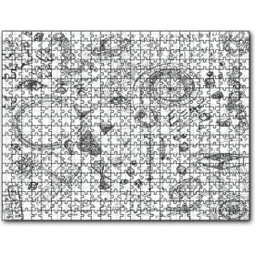 Cakapuzzle Formüller Bilimsel Çizim Eskizleri Mdf 500 Parça Puzzle