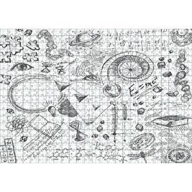 Cakapuzzle Formüller Bilimsel Çizim Eskizleri Mdf 500 Parça Puzzle