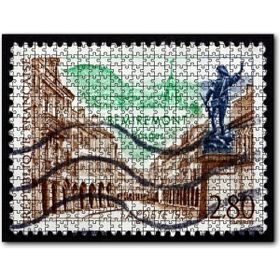 Cakapuzzle Fransa 1995 Yılına Ait Posta Pulu 255 Parça Puzzle