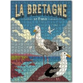 Cakapuzzle Fransa Deniz Martı Fener Görseli Ahşap 255 Parça Puzzle