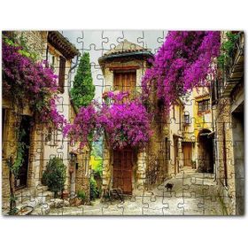 Cakapuzzle Fransa Provence Eski Binalar Görseli Mdf 255 Parça Puzzle