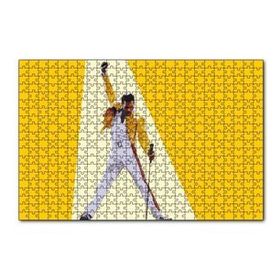 Cakapuzzle Freddie Mercury Sarı Zemin 120 Parça Ahşap Puzzle