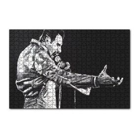 Cakapuzzle Freddie Mercury Siyah Beyaz Görsel 120 Parça Ahşap Puzzle