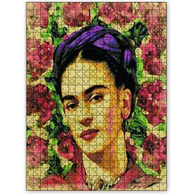 Cakapuzzle Frida Kahlo Çiçek Desenli 255 Parça Puzzle