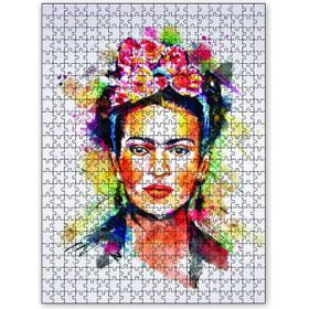Cakapuzzle Frida Kahlo Çiçek Taçlı Ahşap 255 Parça Puzzle
