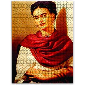 Cakapuzzle Frida Kahlo Duvara Yaslanan 120 Parça Puzzle