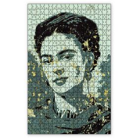 Cakapuzzle Frida Kahlo Eskitilmiş Zeminde Ahşap 255 Parça Puzzle