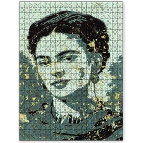 Cakapuzzle Frida Kahlo Eskitilmiş Zeminde Ahşap 255 Parça Puzzle