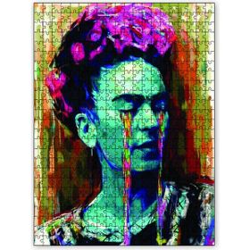 Cakapuzzle Frida Kahlo Gözyaşı Çizim Ahşap 255 Parça Puzzle