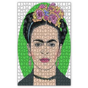 Cakapuzzle Frida Kahlo Gül Taçlı Ahşap 255 Parça Puzzle
