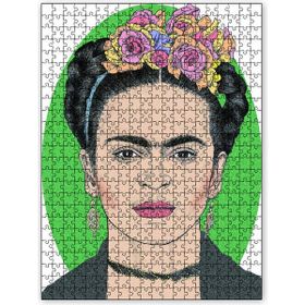 Cakapuzzle Frida Kahlo Gül Taçlı Ahşap 255 Parça Puzzle