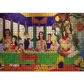 Cakapuzzle Frida Kahlo Son Akşam Yemeği Ahşap 1000 Parça Puzzle
