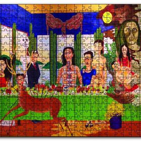 Cakapuzzle Frida Kahlo Son Akşam Yemeği Ahşap 255 Parça Puzzle