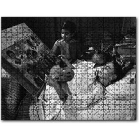 Cakapuzzle Frida Kahlo Yatakta Resim Ahşap 255 Parça Puzzle