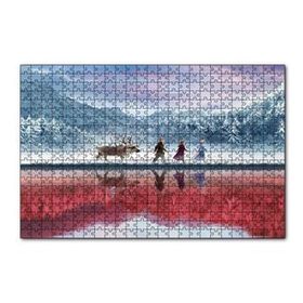 Cakapuzzle Frozen 2 Elsa Anna Olaf Kristoff 120 Parça Ahşap Puzzle