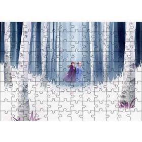 Cakapuzzle Frozen 2 Elsa ve Anna 120 Parça Ahşap Puzzle