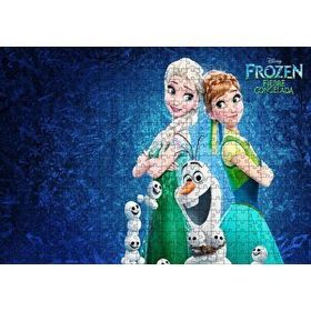 Cakapuzzle Frozen Fever Filmi Afiş Görseli 120 Parça Ahşap Puzzle