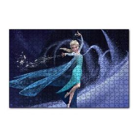 Cakapuzzle Frozen Karlar Ülkesi Kraliçe Elsa 120 Parça Ahşap Puzzle