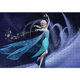 Cakapuzzle Frozen Karlar Ülkesi Kraliçe Elsa 120 Parça Ahşap Puzzle