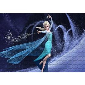Cakapuzzle Frozen Karlar Ülkesi Kraliçe Elsa 120 Parça Ahşap Puzzle