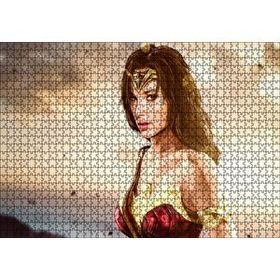 Cakapuzzle Gal Gadot Görseli Ahşap 1000 Parça Puzzle
