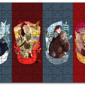 Cakapuzzle Game Of Thrones Çizgi Film Karekterleri Görseli Mdf 1000 Parça Puzzle