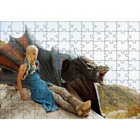 Cakapuzzle Game of Thrones Daenerys Targaryen 120 Parça Ahşap Puzzle