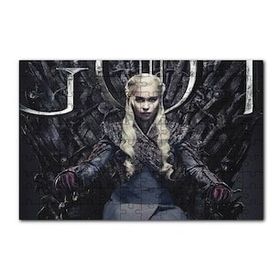 Cakapuzzle Game of Thrones Daenerys Targaryen Tahtta 120 Parça Ahşap Puzzle